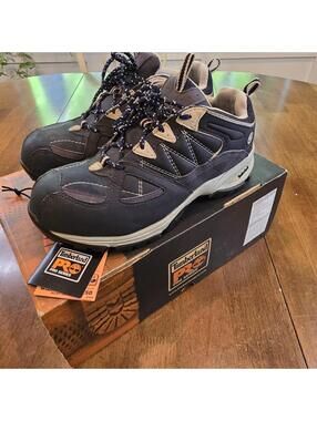Women's Timberland Pro Series 87525 Steel Toe ESD Work Safety Shoes Sz 9